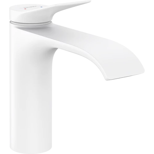 Hansgrohe Vivenis Egykaros mosdócsaptelep 110, automata lefolyógarnitúrával matt fehér 75020700