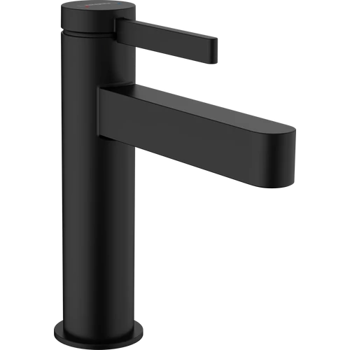 Hansgrohe Finoris Egykaros mosdócsaptelep 110, pop-up lefolyógarnitúrával matt fekete 76020670