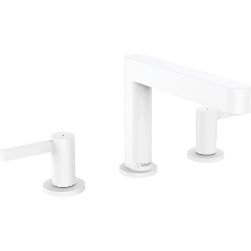 Hansgrohe Finoris Mosdócsaptelep 110, push-open lefolyógarnitúrával matt fehér 76033700