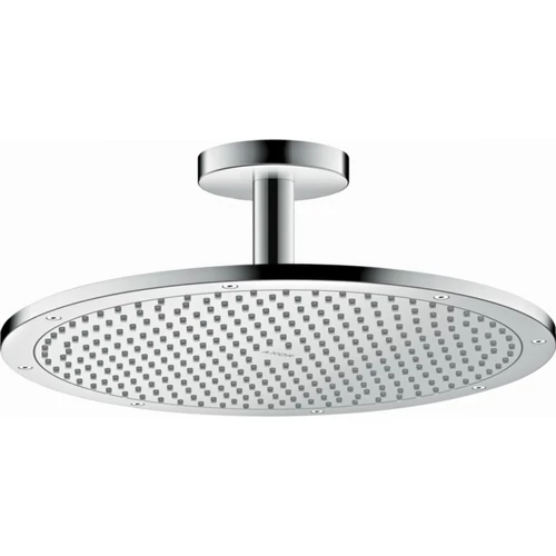 AXOR ShowerSolutions 350 1jet fejzuhany mennyezeti csatlakozással 100 mm, zuhanykarral, króm 26035000