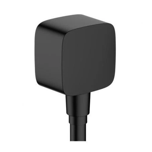 Hansgrohe Fixfit fali csatlakozás visszafolyásgátlóval, matt fekete 26457670