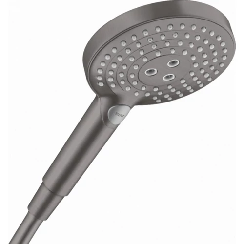 Hansgrohe Raindance Select S 120 3jet kézizuhany Ecosmart, szálcsiszolt fekete króm 26531340