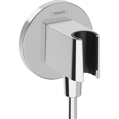 Hansgrohe FixFit Porter S zuhanytartó fali csatlakozóval, króm 26888000
