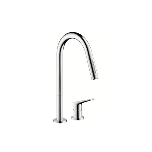 Axor Citterio M 2-lyukú mosogató csaptelep, króm 34822000