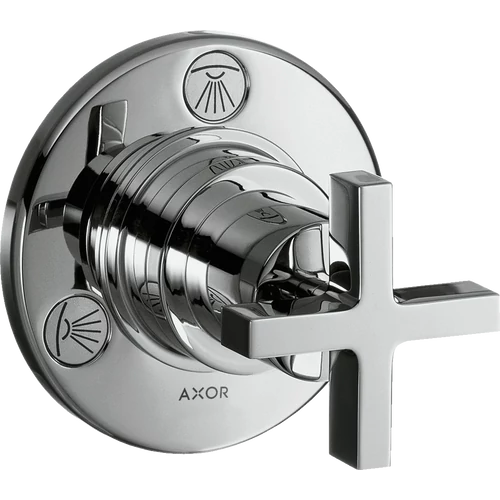 Axor Citterio Trio/Quattro elzáró-és váltószelep színkészlet, króm 39925000