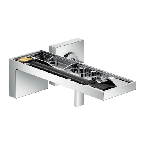 Axor MYEDITION falsík alatti mosdócsaptelep 221 mm-es kifolyóval, fedőlap nélkül, nem zárható leeresztővel, króm, 47062000