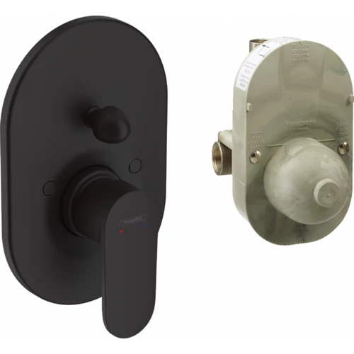 Hansgrohe Vernis Blend Egykaros falsík alatti kádcsaptelep, matt fekete 71473670