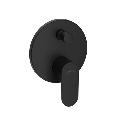 Hansgrohe Rebris S falsík alatti kád /zuhany csaptelep biztonsági kombinációval, matt fekete, 72467670