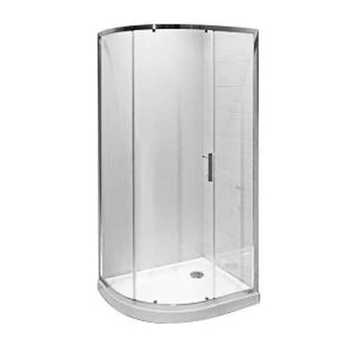 JIKA TIGO zuhanykabin, 100x80 cm, fényes króm, arctic dekor üveg H2512110026661
