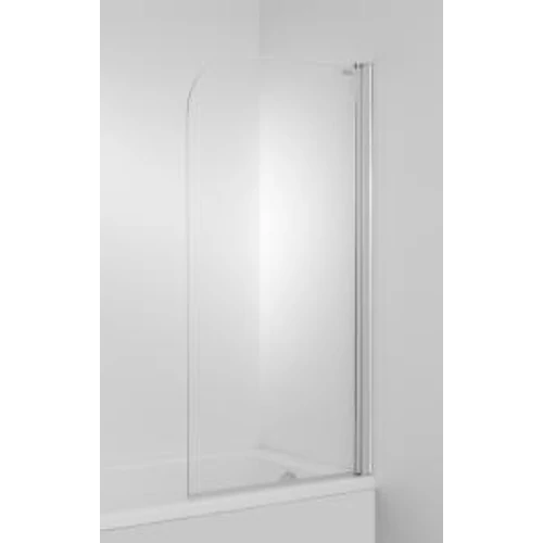 JIKA CUBITO 75x140 cm egy részes kádparaván, jobbos, átlátszó üveg H2564250026681