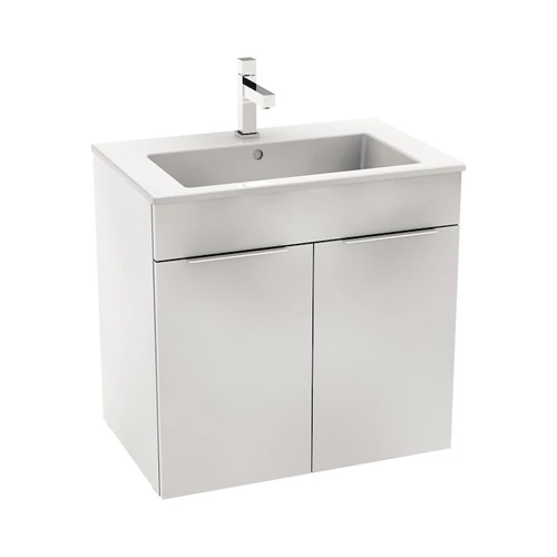 JIKA CUBE alsószekrény 65x43 cm-es mosdóval, 2 ajtóval, fehér H4536011763001