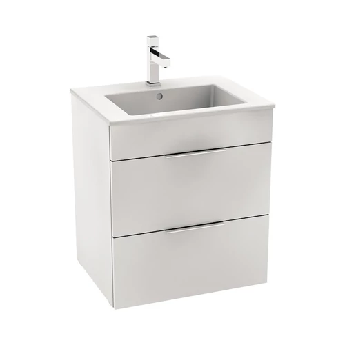 JIKA CUBE alsószekrény 55x43 cm-es mosdóval, 2 fiókkal, fehér H4536121763001