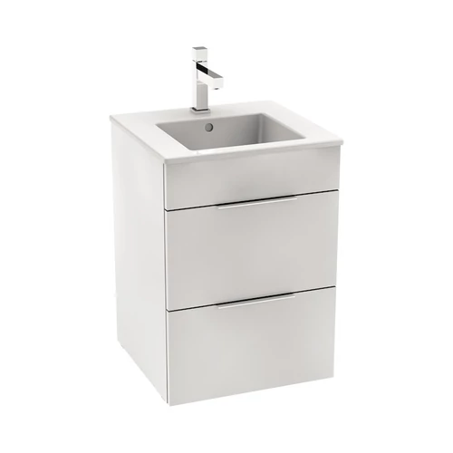 JIKA CUBE alsószekrény 45x43 cm-es mosdóval, 2 fiókkal, fehér H4536221763001