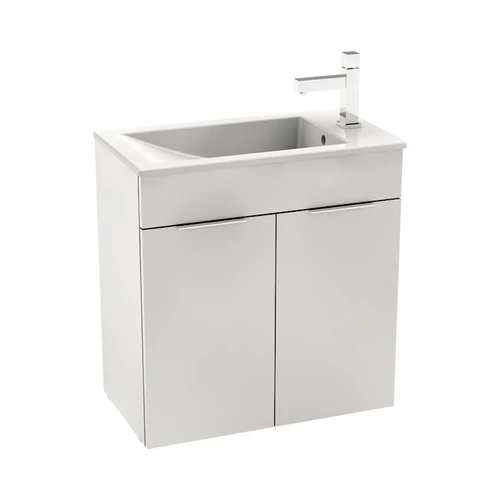 JIKA CUBE alsószekrény 60x34 cm-es mosdóval, 2 ajtóval, fehér H4536311763001