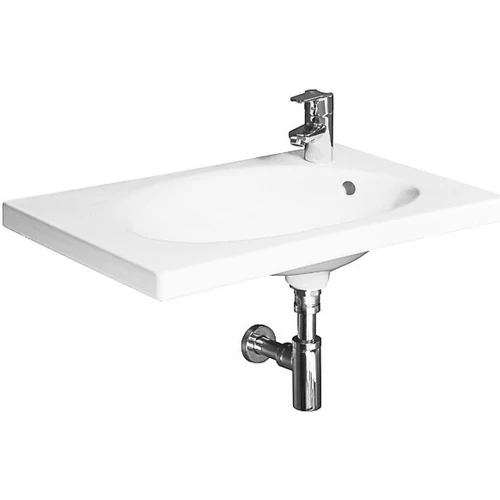 JIKA TIGO ráépíthető mosdó, 65 cm, csaplyuk a jobb oldalon, fehér H8122160001061