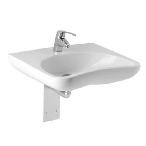 JIKA MIO mozgássérült mosdó 64x55 cm, középen csaplyukkal, fehér H8137140001041