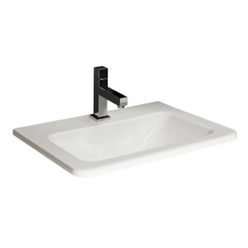 JIKA CUBITO beépíthető mosdó, 55 cm, 1 csaplyukkal, fehér H8174220001041