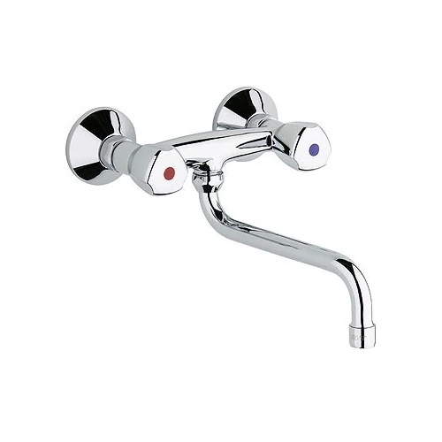 Kludi Standard fali mosogató csaptelep alsó lengő kifolyóval, 150 mm, króm, 310520515