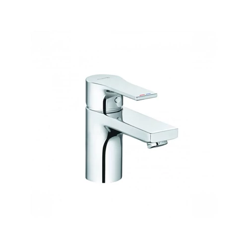 KLUDI Zenta SL egykaros mosdócsap 75 PUSH-OPEN lefolyógarnitúrával 482660565