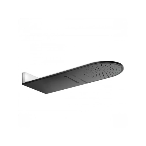 KLUDI A-QA fejzuhany 2S, mattfekete/króm 6488087-00