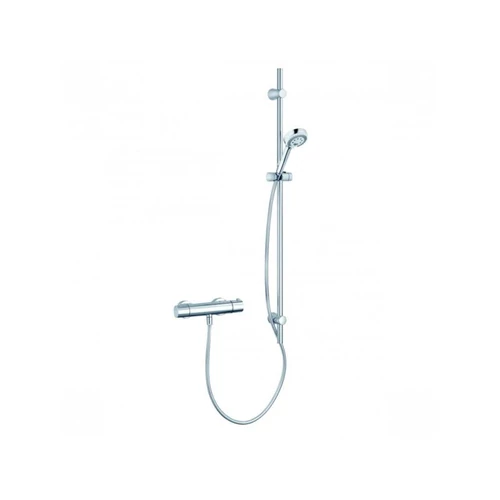 KLUDI Logo Shower Duo termosztátos zuhanycsaptelep, 110 cm 6809705-00