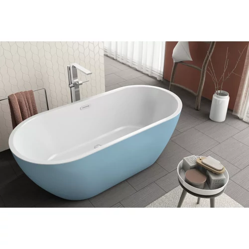 Kolpa San Dalia-FS 170x80 Kék/Fehér akril szabadon álló fürdőkád 561780