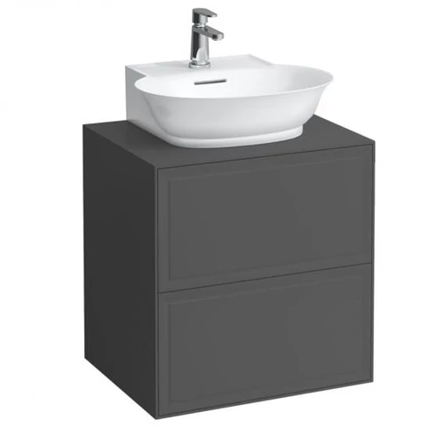 Laufen Fiók elem 600, 2 fiók, 816852 kézmosóhoz, Traffic Grey H4060040856271