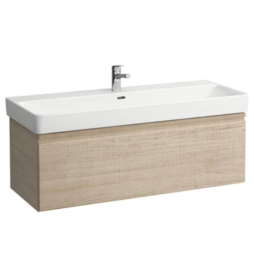 Laufen Alsószekrény fiókkal 116 × 45 × 39,5 cm, a H814965 mosdóhoz., Fényes tölgy H4835610964791