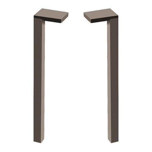 Laufen Opcionális láb készlet (2 db), magasság 275 mm, Sötétbarna alumínium H4112201601061