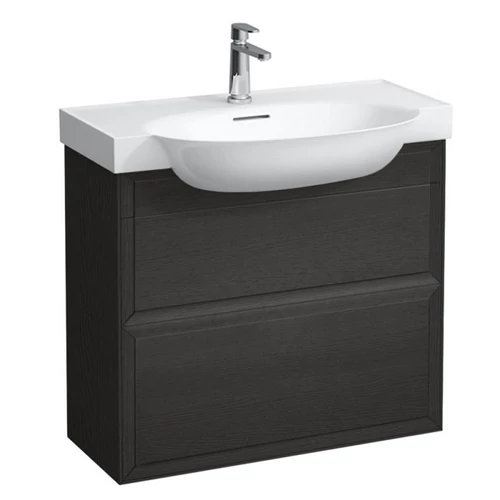 Laufen Mosdó és alsószekrény kombináció, két fiókkal, Pala szürke H8603356421041