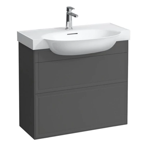 Laufen Alsószekrény, 2 fiók, 813855 mosdóhoz, Feketedett tölgy H4060420856281