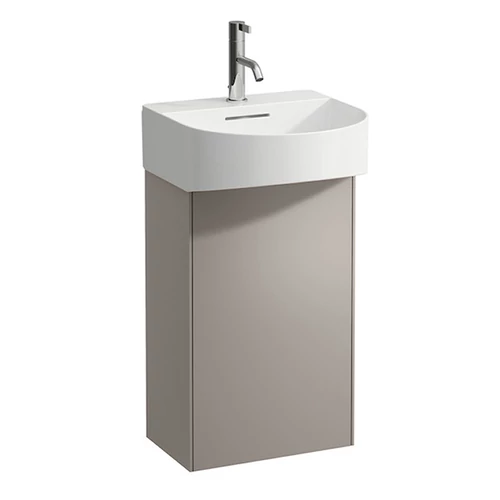 Laufen Alsószekrény, 1 ajtó, bal oldali zsanérral, 815341 kézmosóhoz, Lakkozott titán H4054810340421