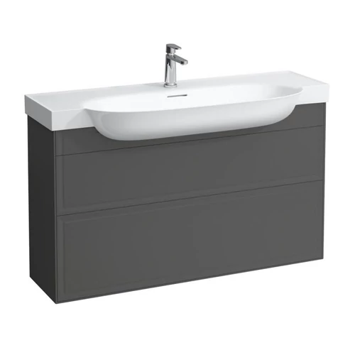 Laufen Alsószekrény, 2 fiók, 813858 mosdóhoz, Traffic Grey H4060520856271