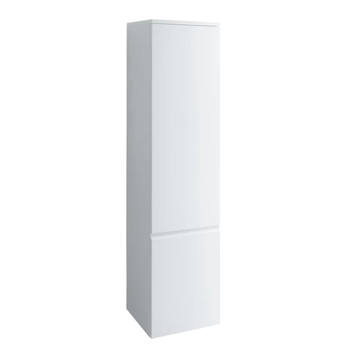 Laufen Magas szekrény, 4 üvegpolcokkal, ajtózsanér bal oldalon, Fényes fehér H4831210954751