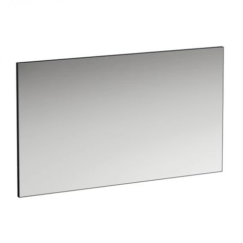 Laufen Tükör alumínium keretben, világítás nélkül, Fekete matt H4474079004501
