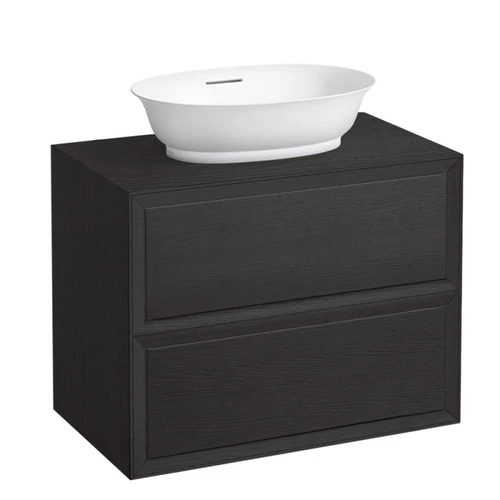 Laufen Fiók elem 800, 2 fiók, 812852, 812853 mosdótálakhoz, Feketedett tölgy H4060120856281