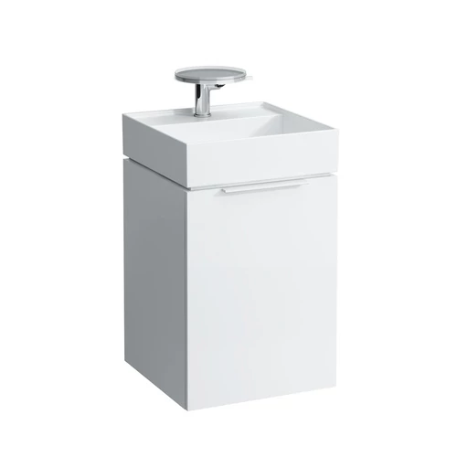 Laufen Kézmosó, speciális rejtett lefolyóval túlfolyónyílás nélkül, csaplyuk nélkül , Fehér LCC bevonattal H8153314001121