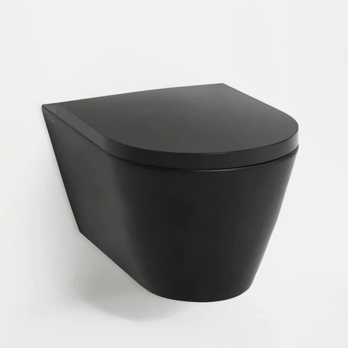 Laufen Fali WC, mélyöblítésű,perem nélküli, Fekete matt H8203377160001