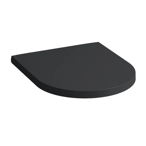 Laufen WC ülőke és fedél, levehető, lecsapodásgátló rendszerrel, kör alakú ülőkével, Fekete matt H8913337160001