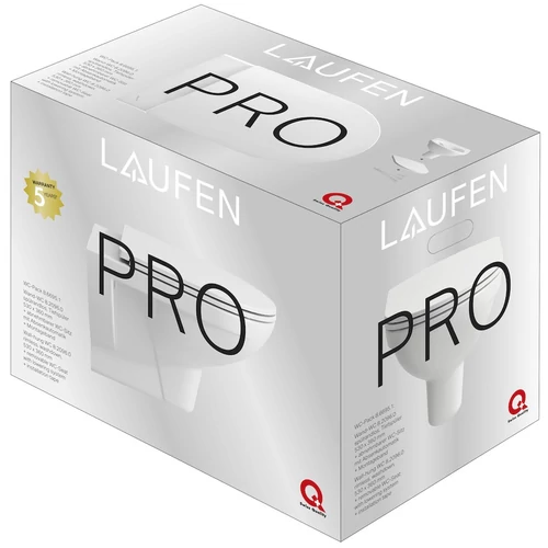 Laufen Fali WC pack, rimless, mélyöblítésű, ülőke és tető, Fehér H8669510000001