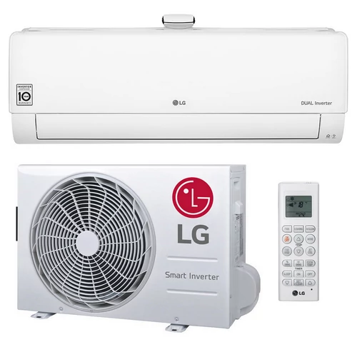LG Dual Cool&amp;Pure AP12RK oldalfali split klíma (3.5 kW)