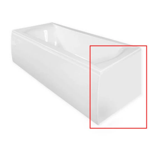 M-Acryl Avantgarde 90 cm egyenes kádhoz oldallap 12254