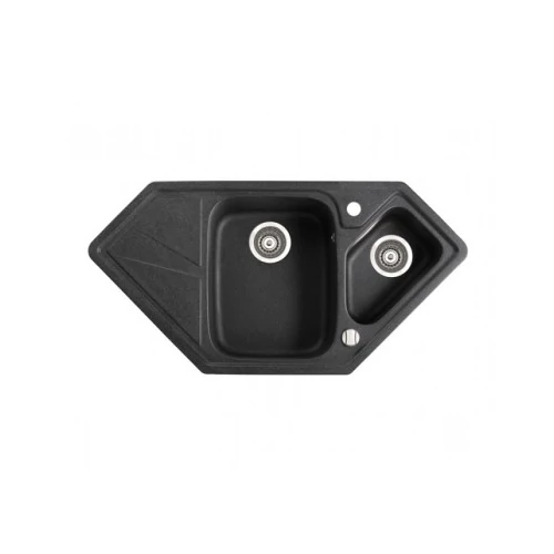 Marmorin Torro egymedencés, gyümölcsmosós, csepegtetős mosogató steel_metalic 220 613 010