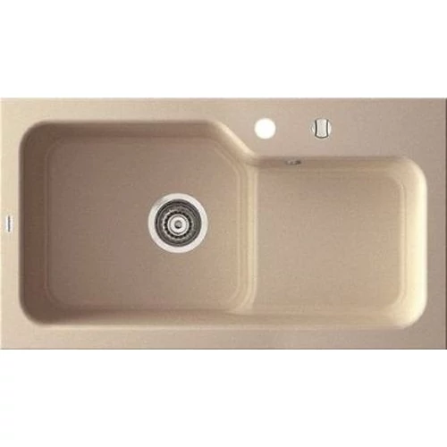 Marmorin AKO egymedencés gránit mosogató, csepegtetővel, bézs 711 113 001