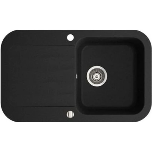 Marmorin IGNIS kétmedencés gránit mosogató, fekete 435 203 002