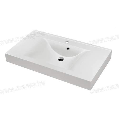 Marmy Ravenna 90x50/10 ráültethető öntött márvány mosdó 6 229 31 09 11 18
