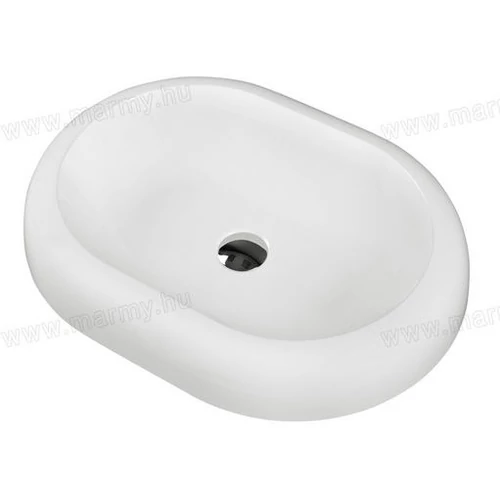 Marmy Symbol 60x45 cm ráültethető öntött márvány mosdó