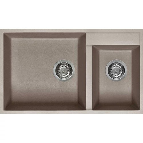 ELLECI Quadra 440 munkalap alá szerelhető mosogató LGQ44043BSO