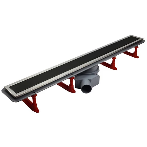 Pestan CONFLUO Premium line Króm/Fekete üveg zuhanyfolyóka, 850 mm 13000295