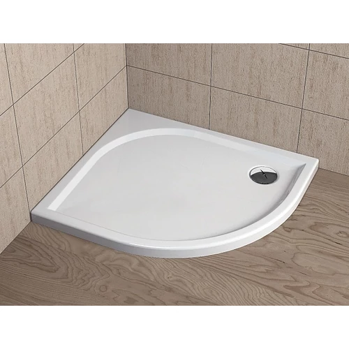 Radaway Delos E 90x80 cm aszimmetrikus zuhanytálca (beépíthető / balos, 90x80 cm, #SDE9080-01L)